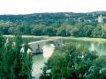 Blick auf die Brücke von Avignon